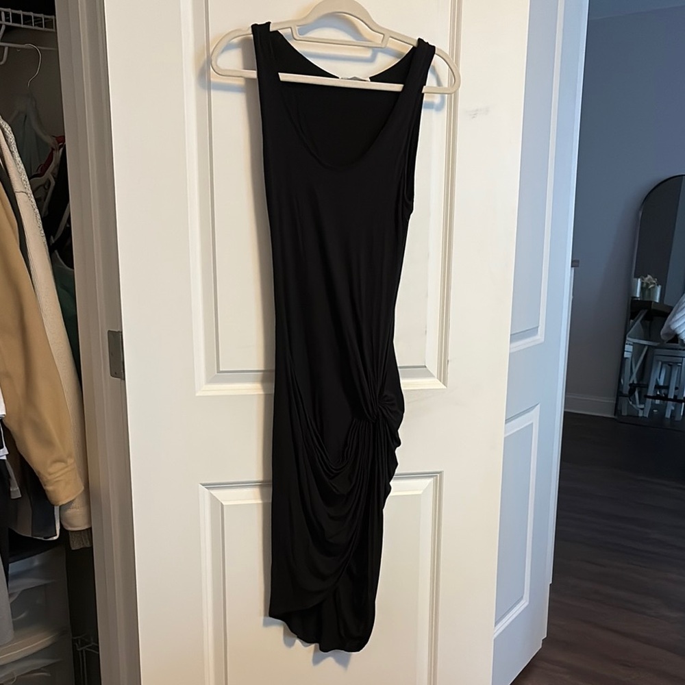 Stella Luce Black One Shoulder Maxi Dress